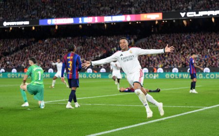 El mejor Real Madrid nace en el Camp Nou y tumba al Barcelona con un doblete de Mbappé