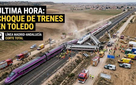 TRAGEDIA FERROVIARIA EN TOLEDO: UN AVE DE RENFE Y UN TREN DE IRYO COLISIONAN ENTRE URDA Y LOS YÉBENES