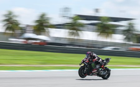 Jorge Martín completa 15 vueltas en MotoGP con un brazo roto