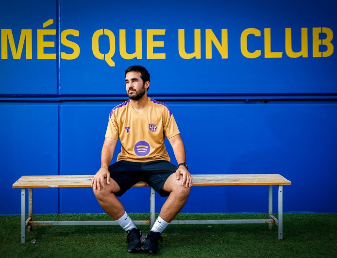 Pere Romeu, entrenador del Barcelona: “Esta profesión te lleva a la locura, estoy contento de mantenerme estable”