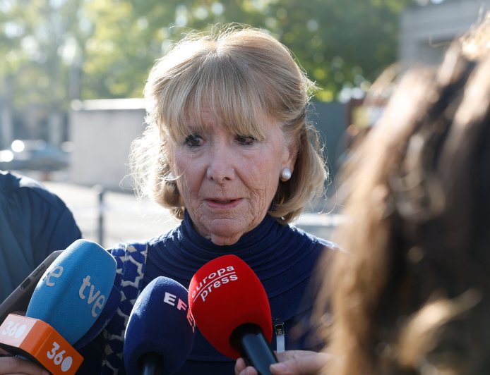 Y Esperanza Aguirre soltó “una lágrima y todo” por Ignacio González