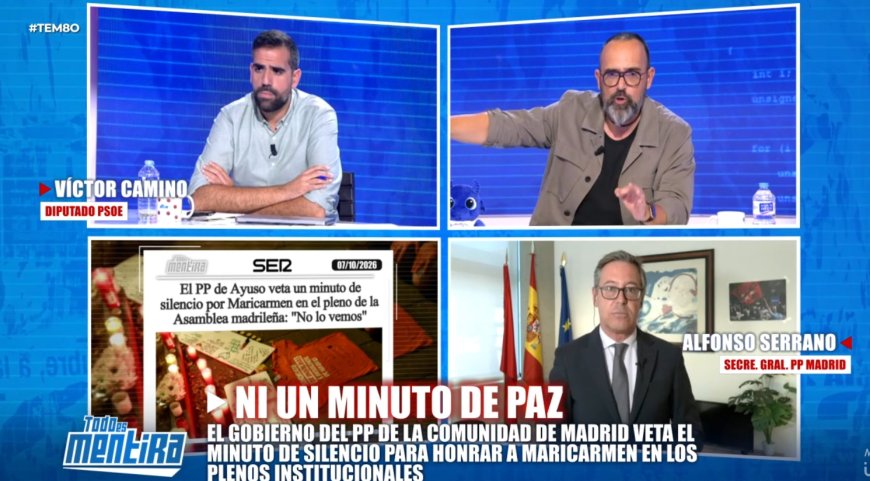 El número dos de Ayuso pierde los nervios en televisión con un diputado del PSOE: “Me dais asco”