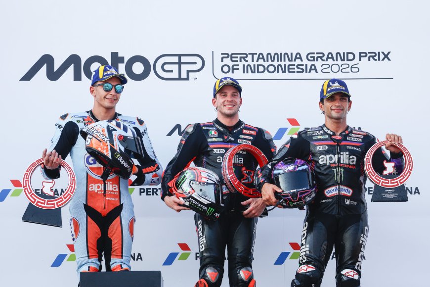 Bezzecchi gana el GP de Indonesia, donde Martín y Márquez firman tablas en la batalla por el título