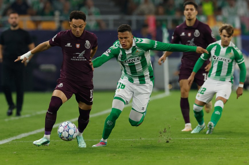 Real Betis - Porto, el partido de la Champions League en directo | Ambos equipos empatan al descanso