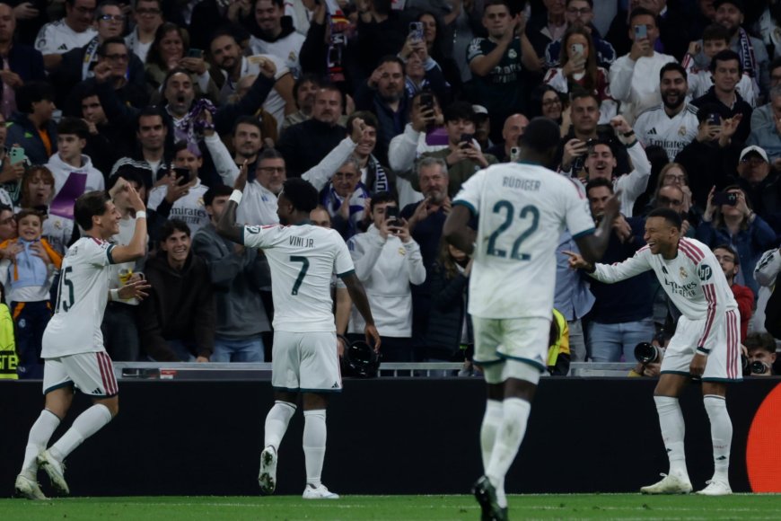 Real Madrid - Leipzig en directo | Mbappé: “Vini está bien, si está triste es porque quiere dar mucho al equipo”