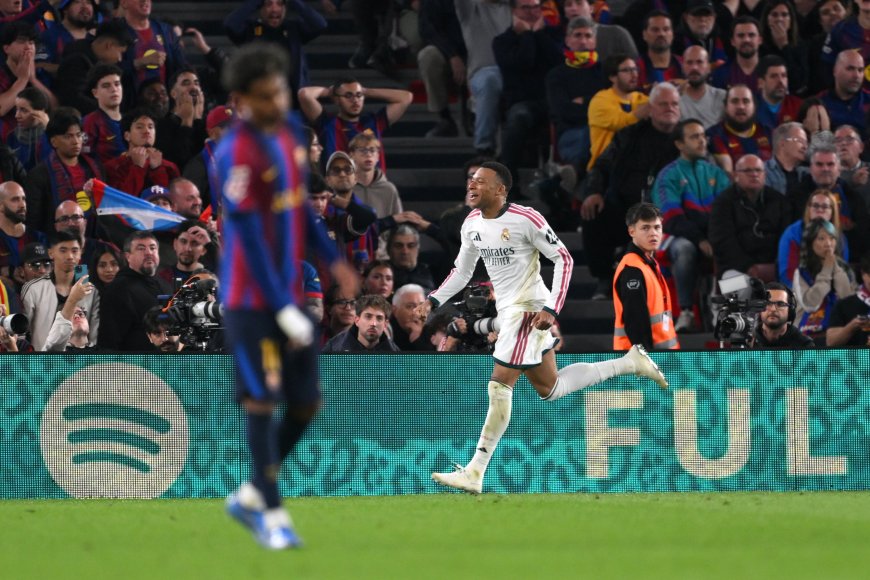 Barcelona - Real Madrid en directo | Mbappé adelanta al Madrid al borde del descanso